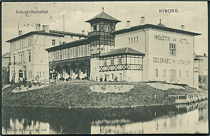 Nyborg, Industrihotel. Sk. B. & Kf. no. 1340. Kvalitet 8