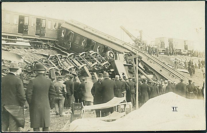 Vigerslev ulykken. 1.11.1919. Fotokort II. Kvalitet 8