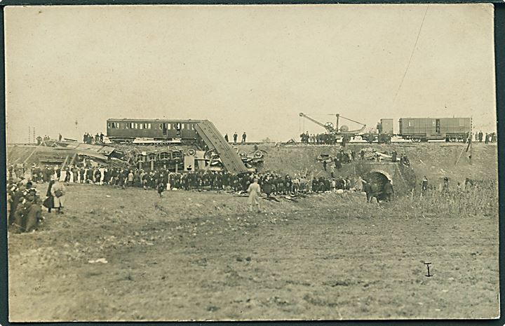 Vigerslev ulykken. 1.11.1919. Fotokort I. Kvalitet 8