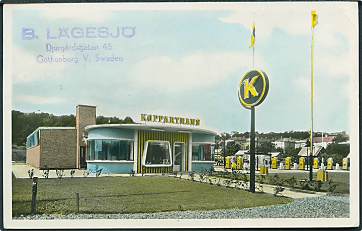 Sverige, Göteborg, Kopparrans servicestation Elisedal. U/no. Kvalitet 8
