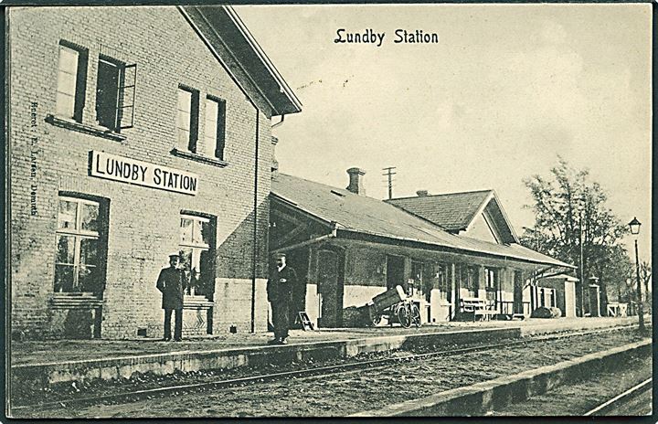 Lundby Station. E. Larsen-Demuth u/no. Kvalitet 8