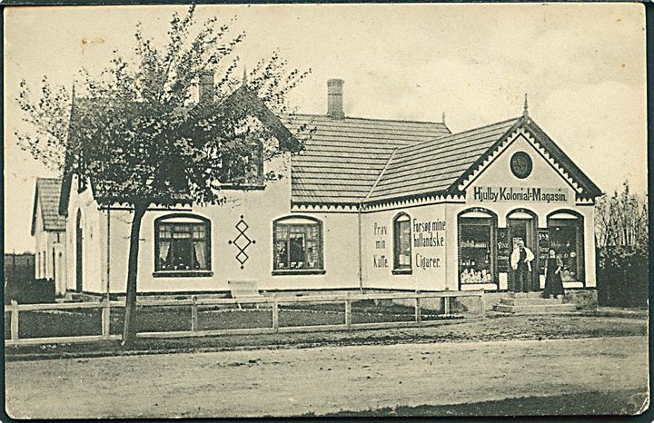 Hjulby, koloninal-magasin. K. Monberg no. 21235. Kvalitet 7
