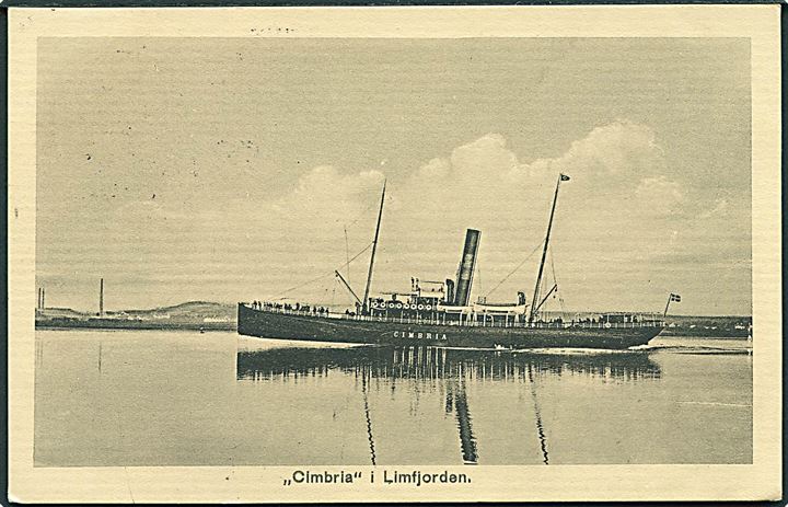 “Cimbria”, S/S, DFDS i Limfjorden. W.M. no. 186, Kvalitet 8