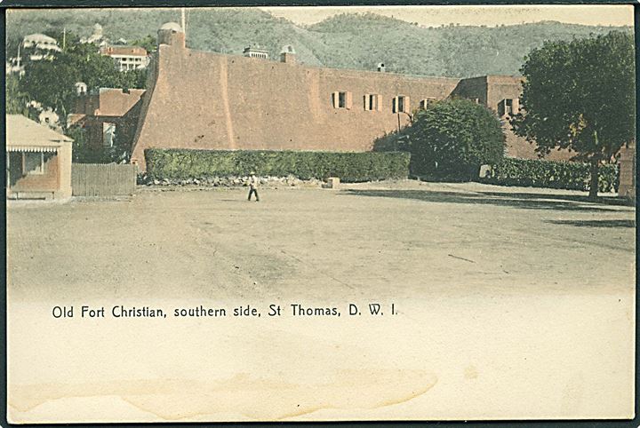 D.V.I., St. Thomas. Old Fort Christian. Lightbourn no. 44. Kvalitet 7