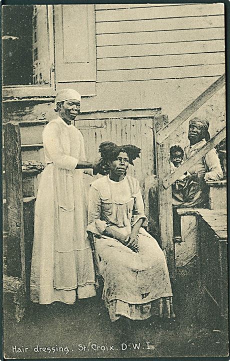 D.V.I., St. Croix. Hair Dressing. A. Ovesen no. 22 Kvalitet 8