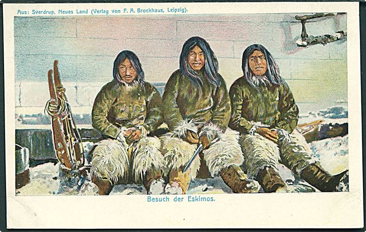 Sverdrups bog “Neues Land”, Eskimoer. U/no. Kvalitet 8