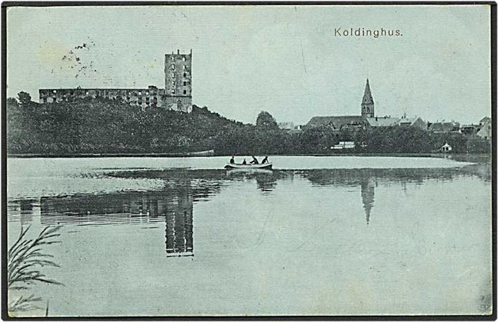 Parti fra Kolding med Koldinghus. NO. 68.