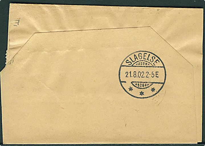 1 c. helsags korsbånd opfrankeret med 2 c. fra Buenos Aires 1902 via Slagelse d. 21.8.1902 til Høve pr. Dalmose, Danmark.