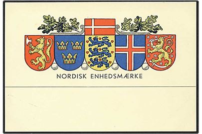 Nordiske rigsvåben. V.S. Christensen u/no.