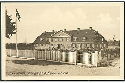 Landsogns Alderdomshjem i Saxkjøbing. Stenders no. 64527.