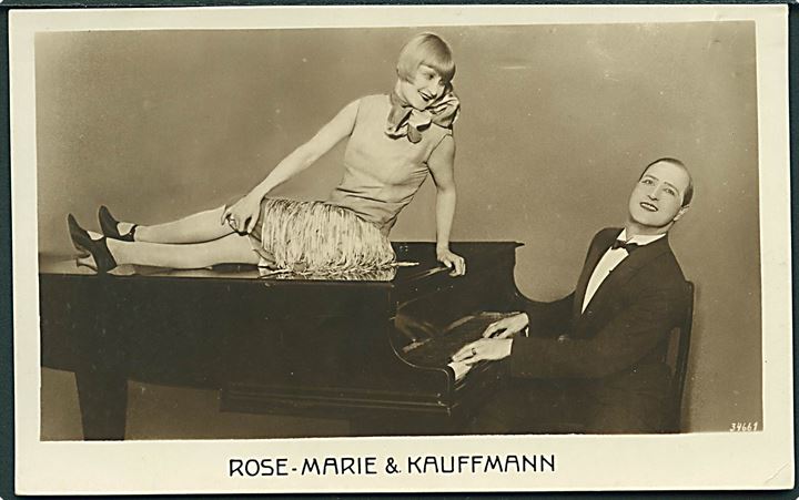 Rose Marie & Kaufmann. Graph. Anstalt, Gebr. Garloff no. 34661. Fotokort. 