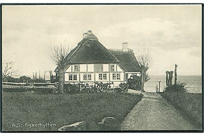 Fiskerhytten på Als. Johannes Moldts Boghandel no. 24773.