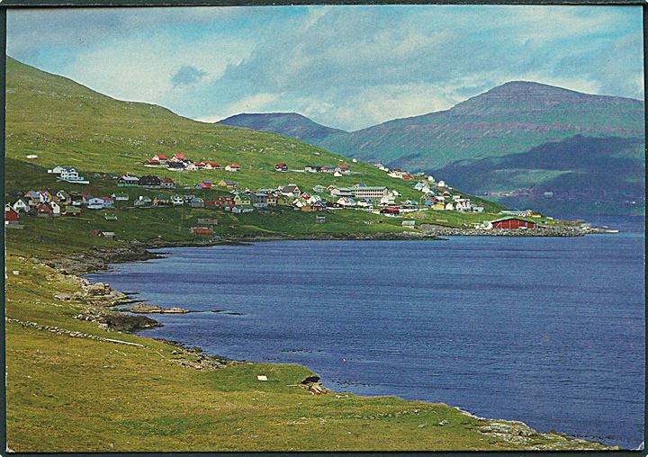 Strendur on Eysturoy, Færøerne. Ásmundur Poulsen u/no. 