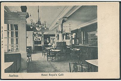 Hotel Royal's Cafe i Aarhus. C. M. B. no. 667. 