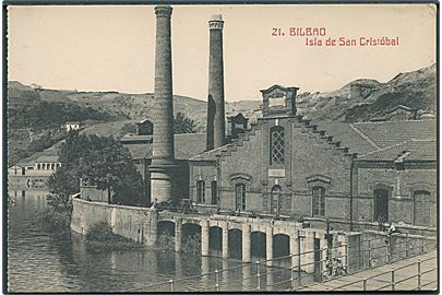 Bilbao. Isla de San Cristóbal. Ed. G. L. no. 21. 