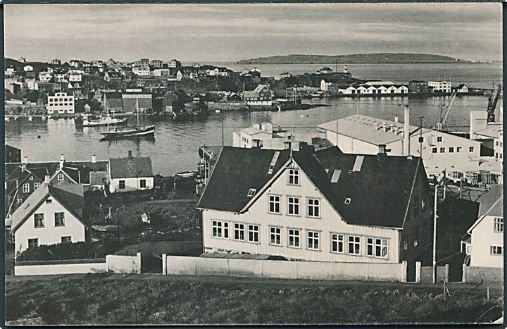 Tórshavn. Tinganes, Skansin aftast, Færøerne. Stenders no. 99936. 