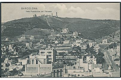 Vista Panarámica del Tibiabo, Barcelona. Dr. Trenkler co. no. 29. 