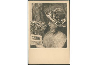 F. A. Renoir:  Lesendes Mädchen (Eigentum der Stadt. Städtischen Kunstinstitut no. 119. 