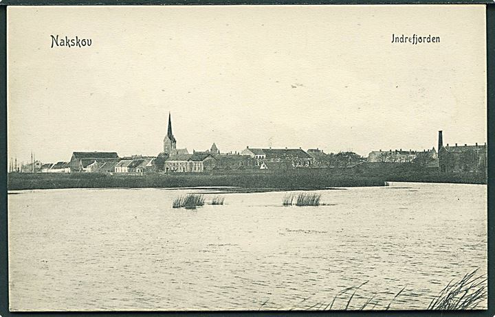 Indrefjorden i Nakskov. Warburgs Kunstforlag no. 3484. 