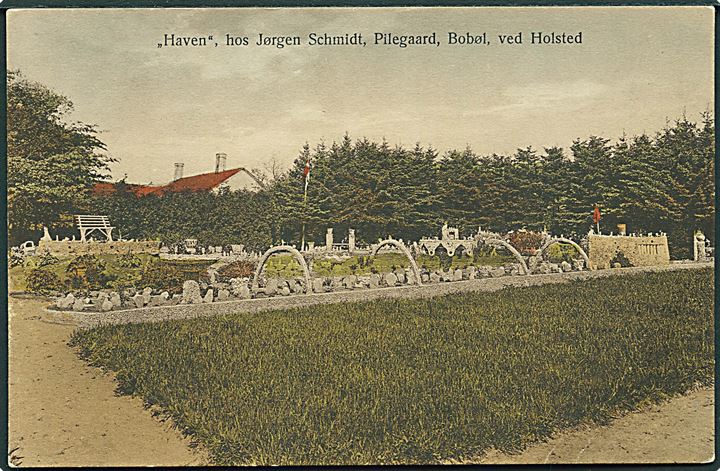 Haven hos Jørgen Schmidt, Pilegaard, Bobøl ved Holsted. A. Lauridsen no. 54. 