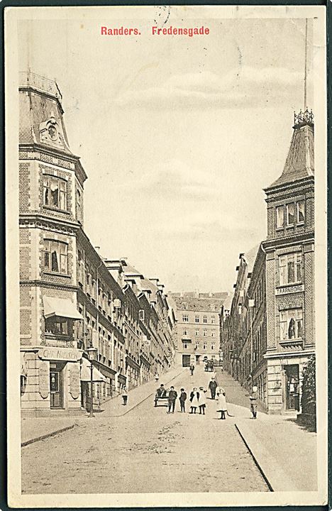 Fredensgade i Randers. B. H. no. 12680. 