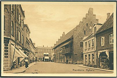 Nytorv i Randers. Stenders no. 35361. 