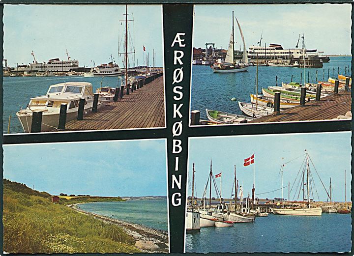 Borgnæsbugten, Ærø. Havnebilleder, Ærøskøbing. C. Th. Creutz Boghandel no. 43 523/13.