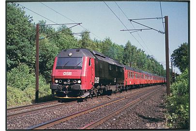 ME 1508 med med regionaltog på Kystbanen nær Skodsborg. Foto den 6 Juli 1992. Holsund no. 7. Foto: John Hansen. 