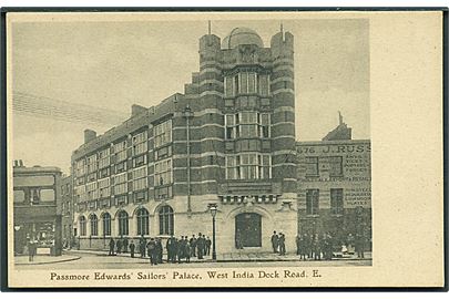 Passmore Edward's Sailors Palace, West India Dock Road, E. J. Seager & Sons u/no. 