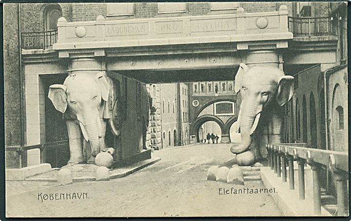 Elefanttaarnet i København. Stenders no. 2994.