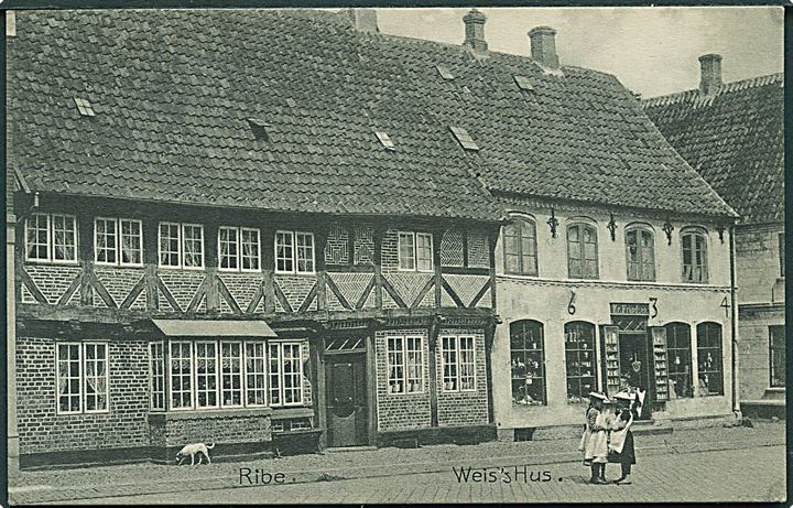 Weis's Hus i Ribe. Stenders no. 1890.