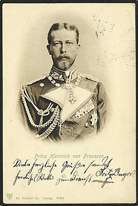 Prins Heinrich von Preussen. Trenkler no. 9699.