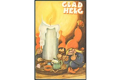 Gösta Geerd: Glad Helg. Trolde omkring stearinlys. Sago, serie 4234/6.