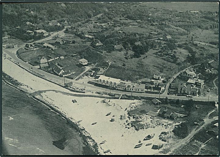 Luftfoto over Raageleje. Hos Halfdan no. 1135. 