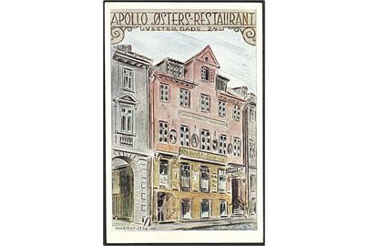 Apollo, Østers Restaurant, Vestergade 24, Købh. C. Cato u/no.