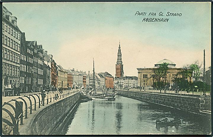 Parti fra Gl. Strand, København. D. L. C. no. 620. Fold i kortet. 