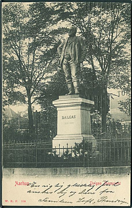 Dalgas Monument i Aarhus. Warburgs Kunstforlag no. 518. 