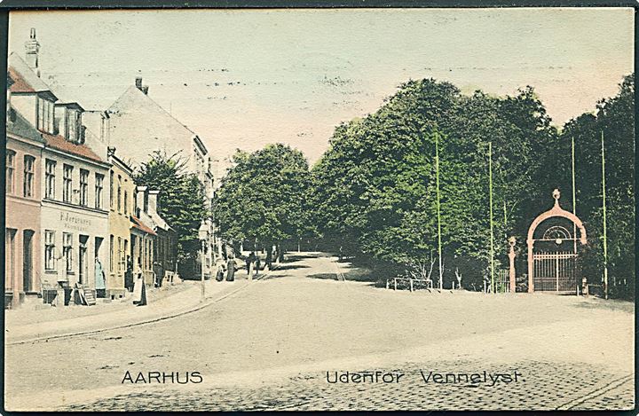 Udenfor Vennelyst, Aarhus. Stenders no. 57. 