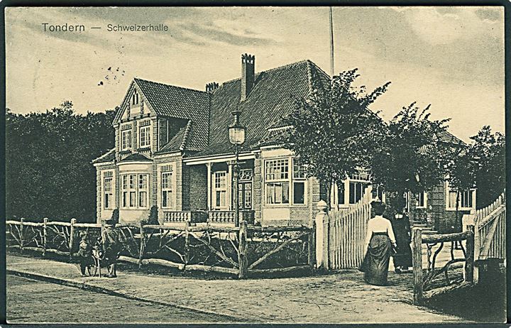 Schweizerhalle i Tønder. W. B. L. H. no. 6102.
