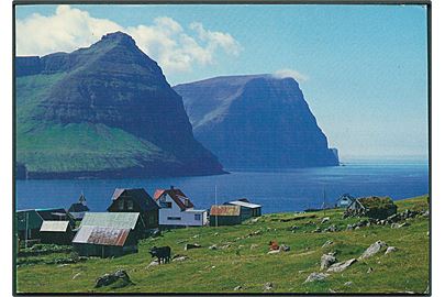 Viðareiði on Viðoy, Færøerne. Åmundur Poulsen u/no. 