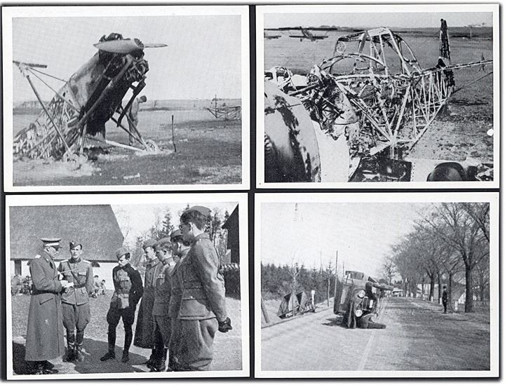 Verdenskrig 2. “9. April i billeder”, 28 fotos. P. Branners u/no. Kvalitet 9