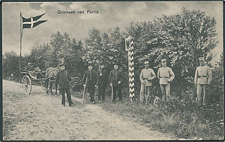 Farris, grænsen ved med danske og tyske gendamer. C.C. Biehl no. 3368. Kvalitet 7