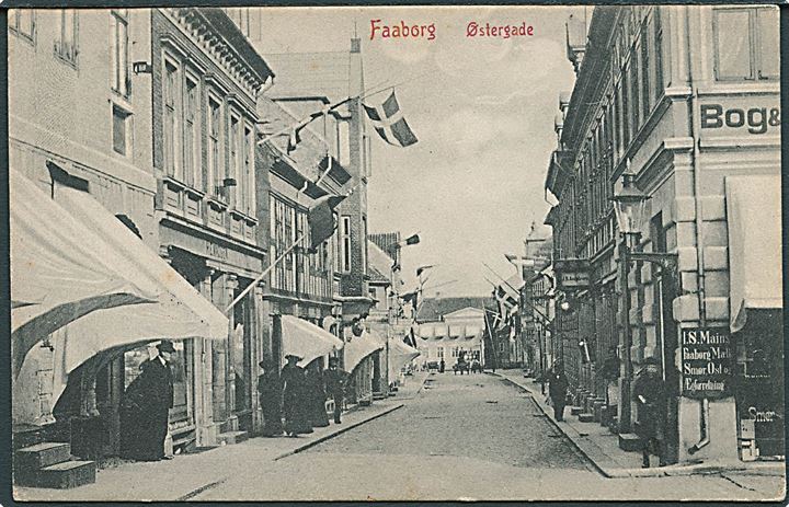 Faaborg, Østergade. W.K.F. no. 731. Kvalitet 7
