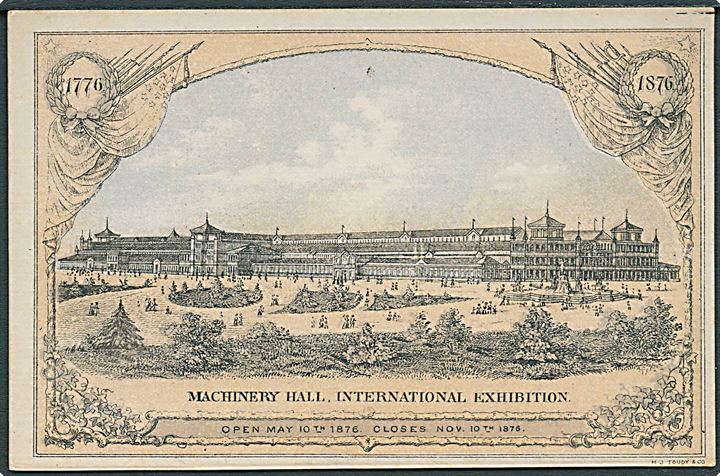 Udstilling, Centennial Exhibition Philadelphia 1876, Machinery Hall. H.J. Toudy u/no. Kvalitet 8