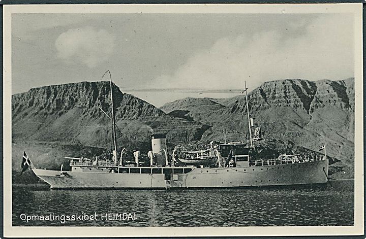Dansk Marine. V.T. & A. Serie E nr. 31. Opmålingsskibet “Heimdal” ved Grønland. Kvalitet 9