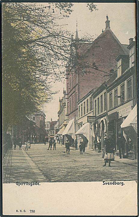 Svendborg, Gjerritsgade. H.H.O. no. 750. Kvalitet 8