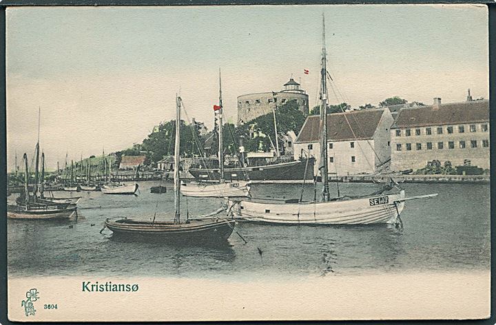 Christiansø, med storetaarn. P. Alstrup no. 3604. Kvalitet 8