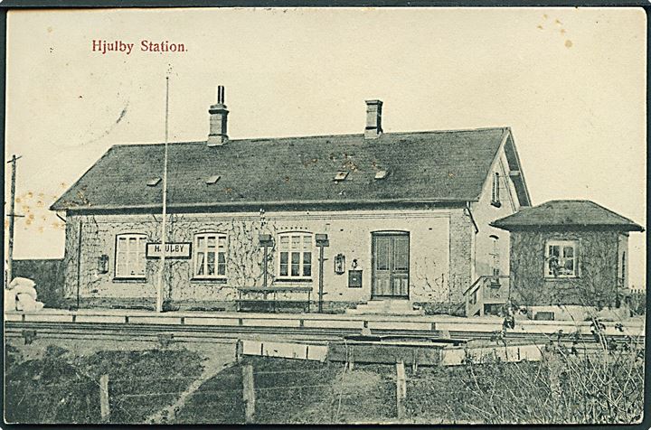 Hjulby station. J. H. Nyborg u/no. Kvalitet 6
