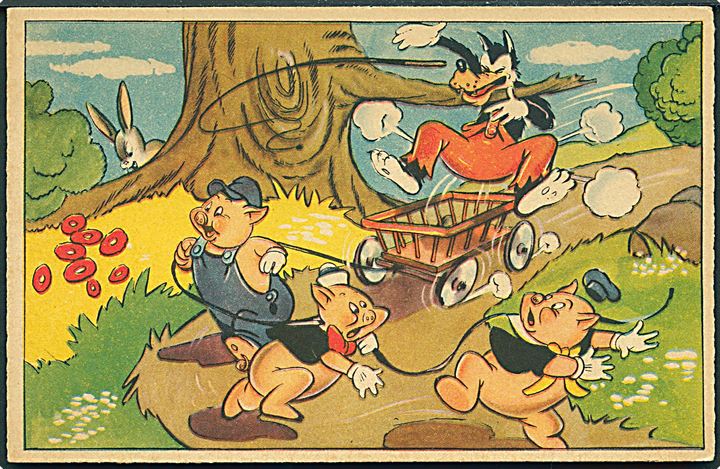 Disney, Walt: “De 3 små grise og Store Stygge Ulv”. Mickey Mouse Corp. Serie 158. Kvalitet 8