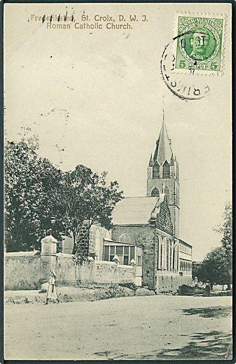 D.V.I., St. Croix, Frederiksted. Roman Catholic Church. R. D. Benjamin u/no. Kvalitet 7